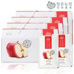 청춘농장 신선한 사과즙 4박스 총 120포