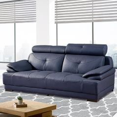 서광퍼니처 하이든 헤드틸팅 신소재가죽 3인용 소파 hw