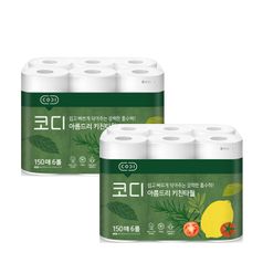 아름 키친타올 150*6 2팩