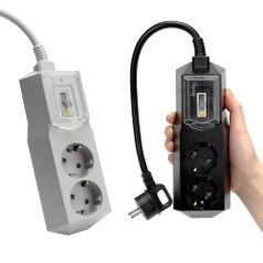 아이정 고용량 누전차단 멀티탭 2구 30CM