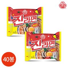 오뚜기 진라면 매운맛 120g x 40봉