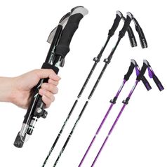 캠프맨 접이식 폴딩스틱 2개1세트 등산 트레킹지팡이