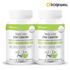 로니웰 바디케어 다이어트 카테킨 60정 x 2개 (총 2개월분)