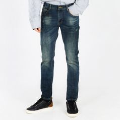 남자 밴딩 워싱 스판 청바지