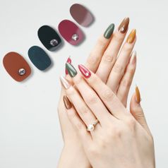 위쁨 네일스티커 WEN042 네일팁 젤네일스티커 36개