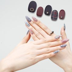 위쁨 네일스티커 WEN013 네일팁 젤네일스티커 36개