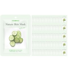 (100매)푸드어홀릭 네이처스킨 오이 마스크팩