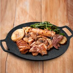 캠핑 고기 구이판 깊은형 IH그리들 38cm