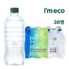 에브리데이 산수 무라벨 생수 1L x 36병