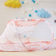 에코벨 휴대용 원터치 유아용모기장/거실 침대 캐노피 퇴치