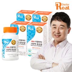 리얼닥터 포스트바이오틱스 100억 유산균 30캡슐 4개 (4개월분)