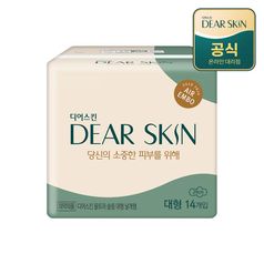 디어스킨 생리대 에어엠보 대형 14P