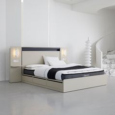 라텍스코 버킹엄 수납침대 SS + 협탁1