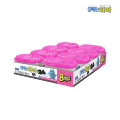 물먹는 하마 참숯 옷장용 제습제 8P x1개 습기제거 탈취