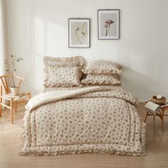 수지 30수 워싱 광목 차렵이불+베개커버1 세트(SS)