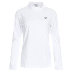 NO.227 하프넥 여성 골프웨어 긴팔 티셔츠 LB-WSH-227-화이트
