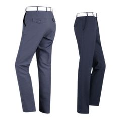 남성 봄 여름 골프 웨어 편한 잔체크 스판 바지 팬츠