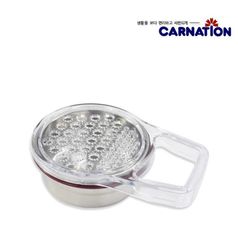 카네이션 스텐레스 이유식강판 원형 중 300ml 감자강판 야채강판