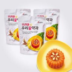 전통 우리밀 국산꿀로 만든 우리 꿀약과 250g x 3봉 세트