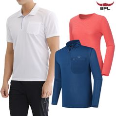 BFL 여름 쿨아이스원단 남녀 집업티셔츠/카라티셔츠/반팔티 균일가