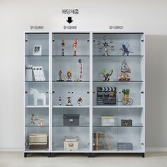 글로리 키큰 유리 장식장 600 피규어장 진열장 양주장 그릇장