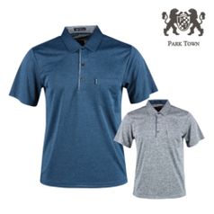 남성 봄 여름 골프웨어 골프 냉감 카라 반팔 티셔츠