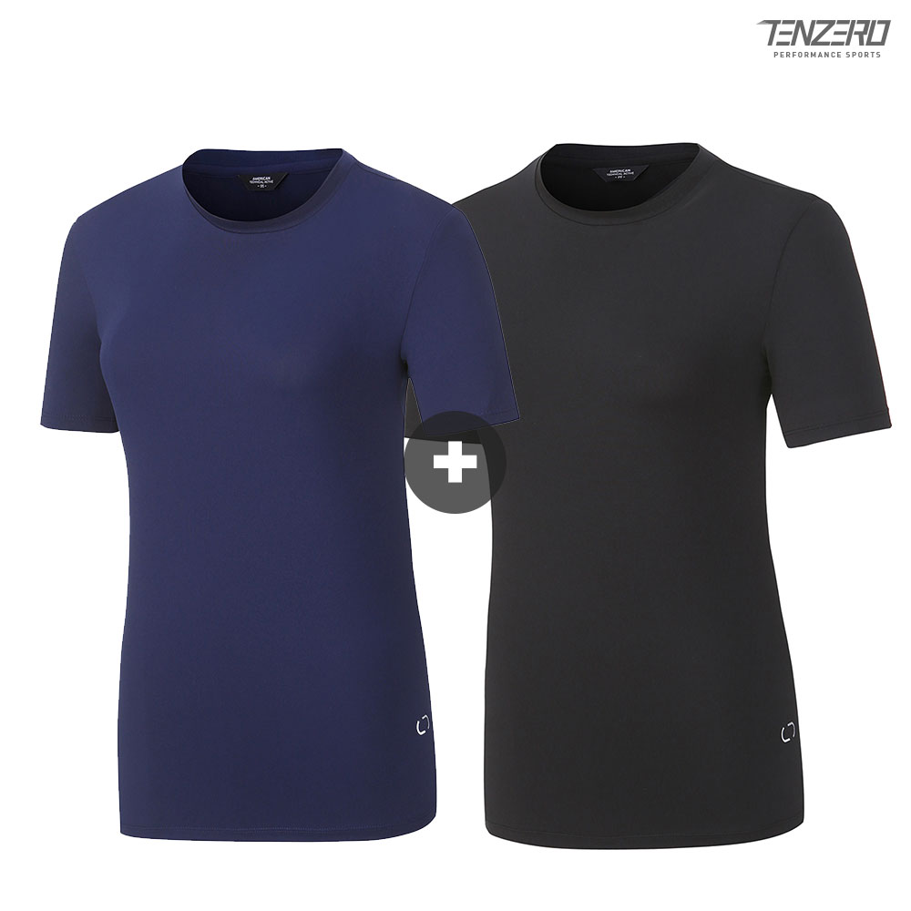 텐제로 2종세트 질리지 않는 여성반팔티 S21TS-24BS