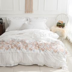 비앙카 고밀도 순면 차렵이불+베개커버2 세트(Q)