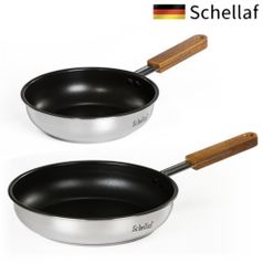 스텐 IH 후라이팬 2종세트 (20cm+30cm) 인덕션가능