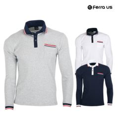 남성 봄 가을 골프복 골프웨어 스판 골프 긴팔 티셔츠