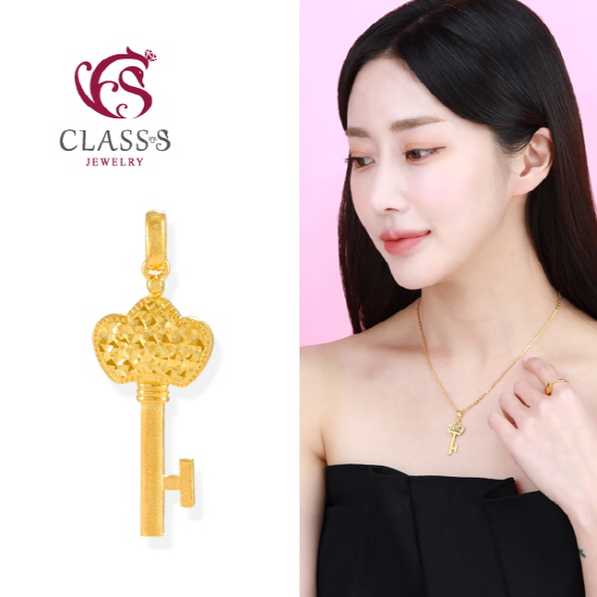 [클래스에스] 순금24K 로얄컷팅 펜던트 3.75g
