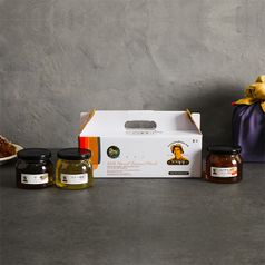 자연맛남 국내산 꿀 유리병 벌꿀3종세트(벌집꿀/아카시아꿀/밤꿀/각175g)