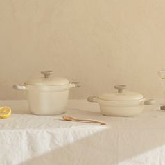 풍년1954 도야IH 크리미 2종세트(20cm깊은양수+전골뚝배기)