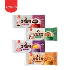 삼립호빵 발효미종 4입호빵 2봉 택(단팥/고구마/야채/피자)
