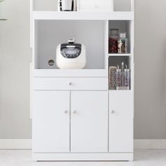 (착불) 솔저 전자 렌지 수납장 다이 선반 800