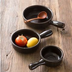손잡이 뚝배기(소) 13CM 모던 직화팬 주방 요리도구