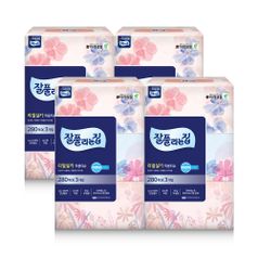 잘풀리는집 리얼실키 미용티슈 280매 3입 4개
