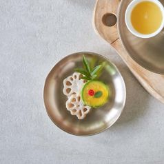 방짜 유기 반찬 그릇 앞접시 클래식 원형 찬기 중