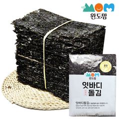 완도맘 왕특곱창김 100매 곱창돌김 생김 프리미엄