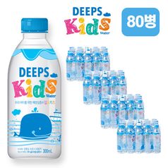 Deeps 해양심층수 딥스 키즈 300ml 80병