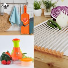 곰돌이 살림 마스터 주방 채칼 다지기 3종 세트