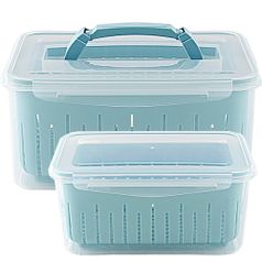 나누담 채반 밀폐용기 2700ml+6500ml