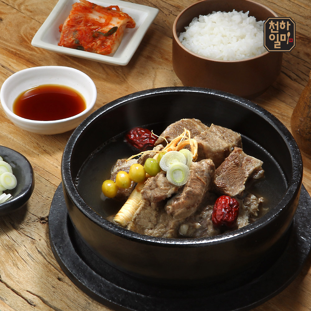 천하일미 홍석천 이원일 뼈없는갈비탕 700g 4팩 갈비탕