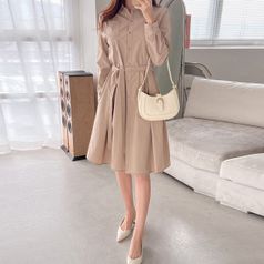 (OP)22-33스티치벨트롱원피스