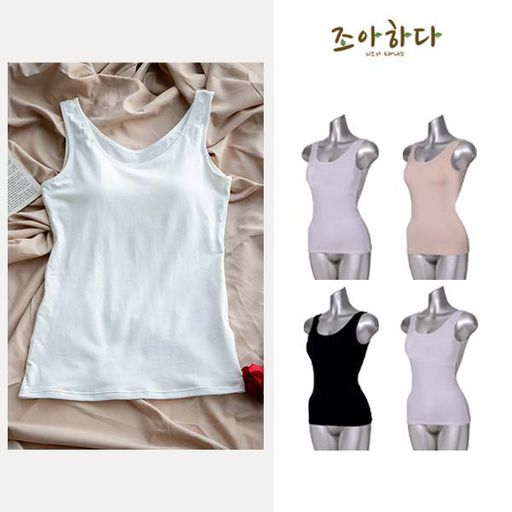 조아하다 편한 코튼 브라탑 4종(런닝형/끈형 중 택1)5%쿠폰+구매 후 3천원 적립