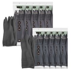 명진 모던 그레이 고무장갑 10개세트