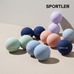 스포틀러 실리콘 마사지볼 지압 라크로스 어깨 목 허리 요가 필라테스 발바닥 안마