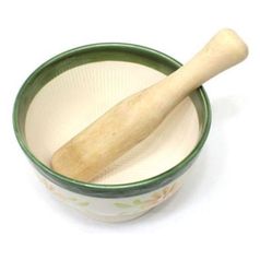 도자기 절구공이 통 세트 대 다지기 깨 마늘 이유식