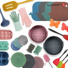 실리콘 조리도구 주방용품 모음(아이스볼/브러쉬/찜기받침/컵받침 등)