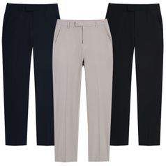 여름 아이스 COOL 슬랙스 9부 팬츠 냉장고 바지